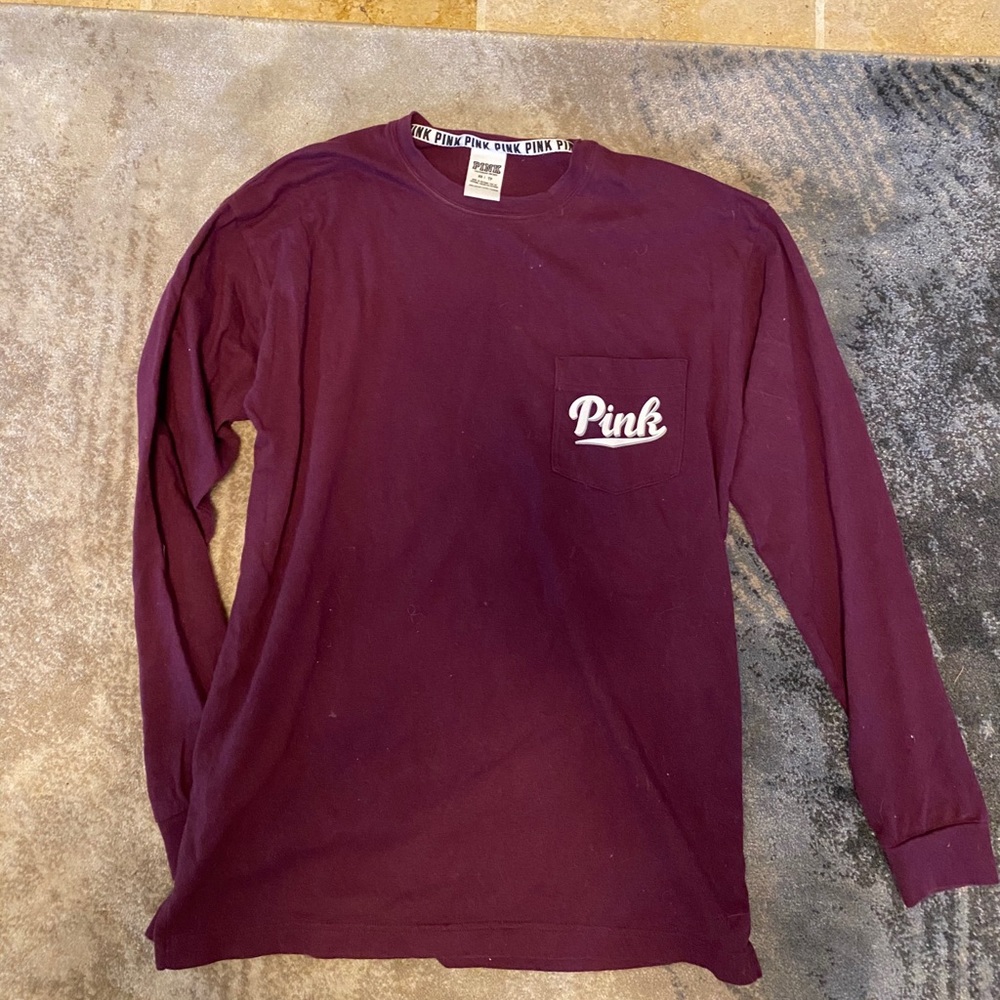 PINK long sleeve top in size XS